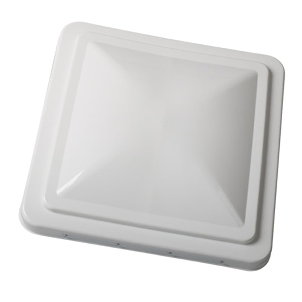 14 Inch White Impact-Resistant RV Roof Vent Lid Cover A399