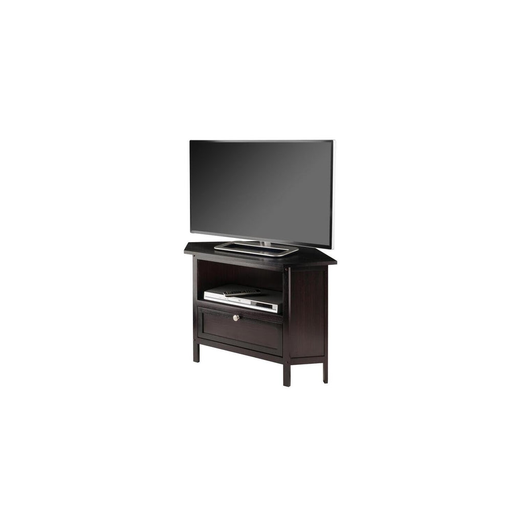 Corner TV Stand up to 27" Espresso A87616