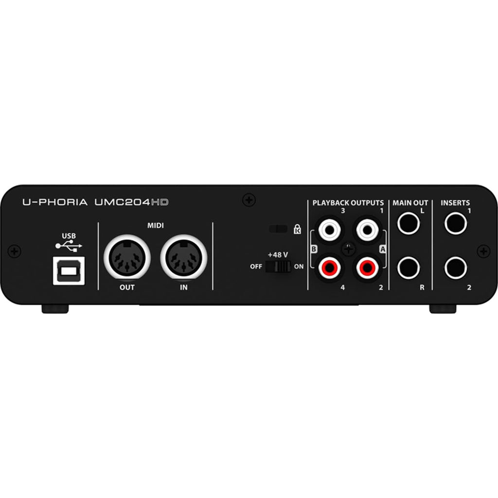 24-Bit/192 kHz USB Audio/MIDI Interface with Mic Preamplifiers F45628