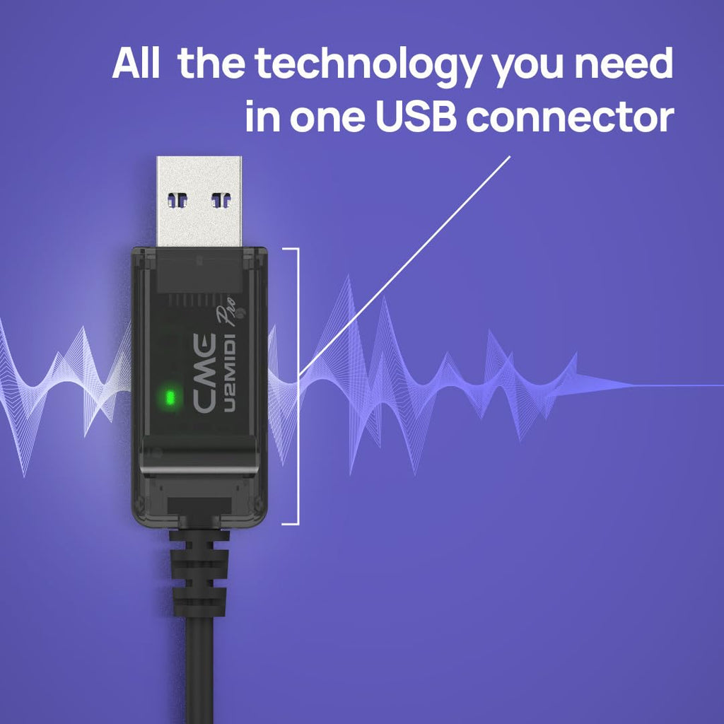 High-Speed USB MIDI Cable with Filter and Mapper F90829