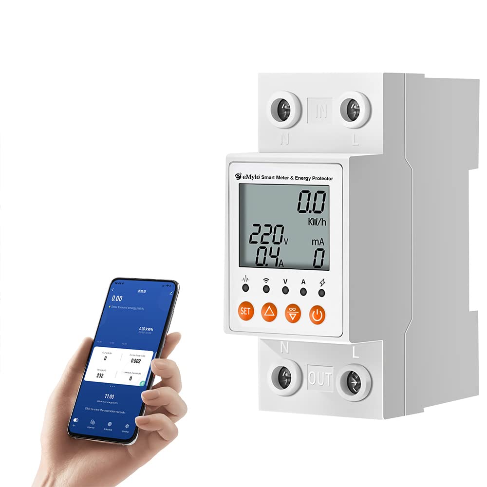 63A Single-Phase WiFi Energy Meter with LCD A9929