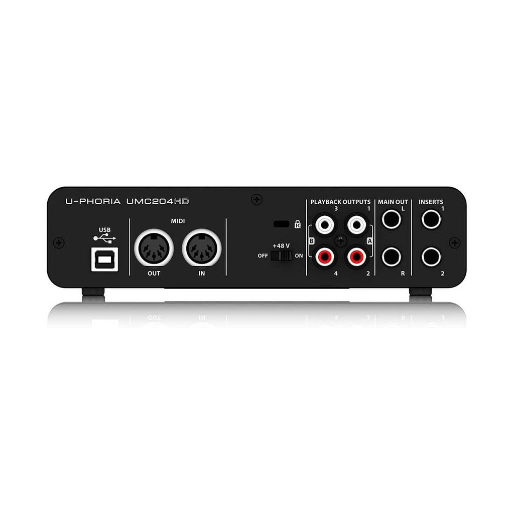 24-Bit/192 kHz USB Audio/MIDI Interface with Mic Preamplifiers F45628