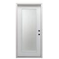 Fiberglass Smooth Primed Left Hand In-Swing Prehung Front Door Full Lite Clear Glass 32" x 80" T4863
