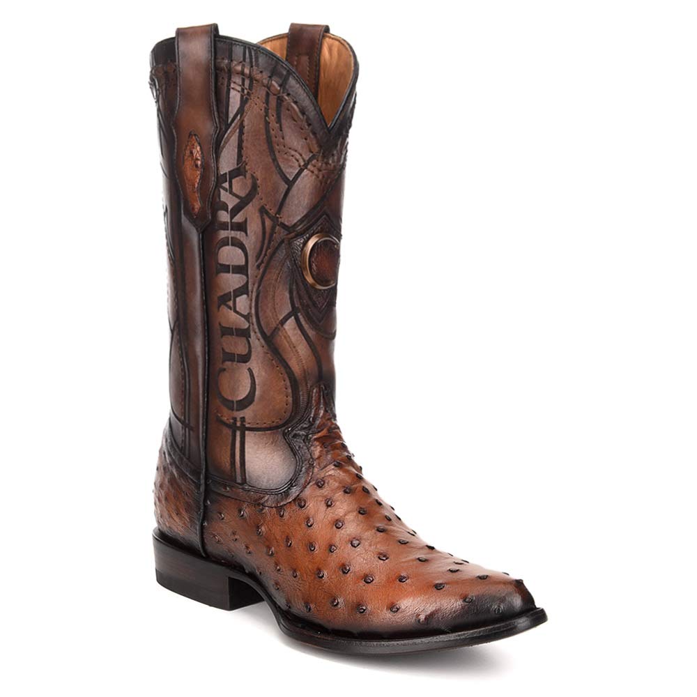 Genuine Ostrich Leather Western Boot L76974