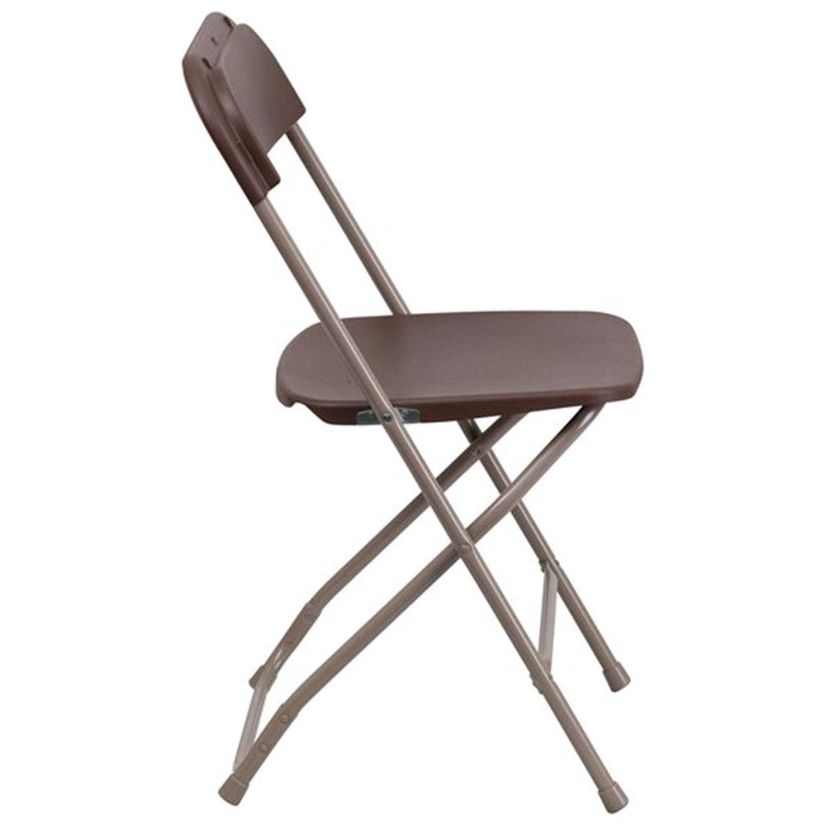 Brown 10pk Stackable Folding Chairs X34617