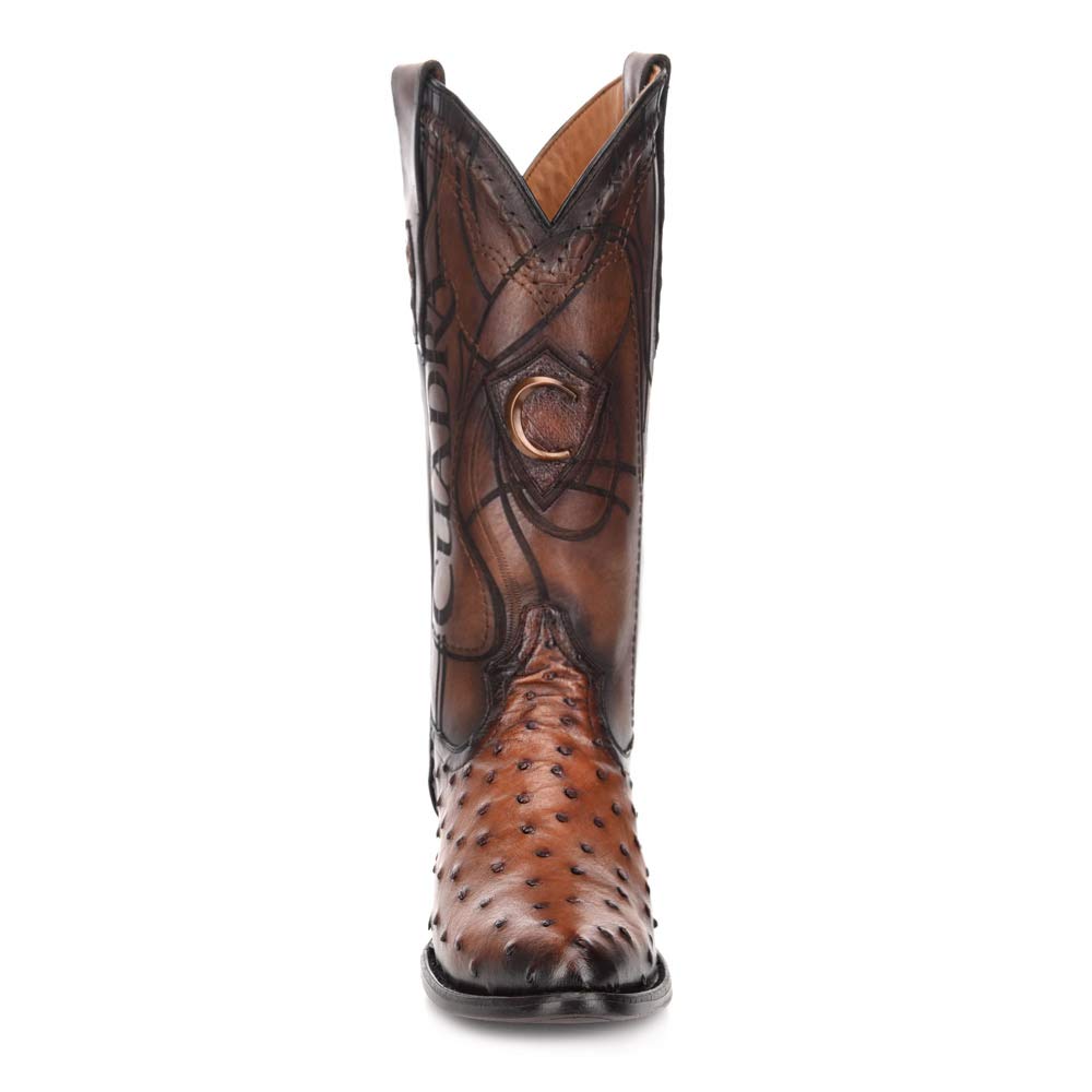 Genuine Ostrich Leather Western Boot L76974