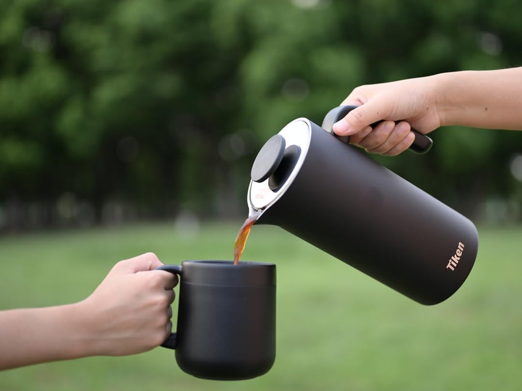 Black 34Oz Stainless Steel French Press Coffee Maker A3320