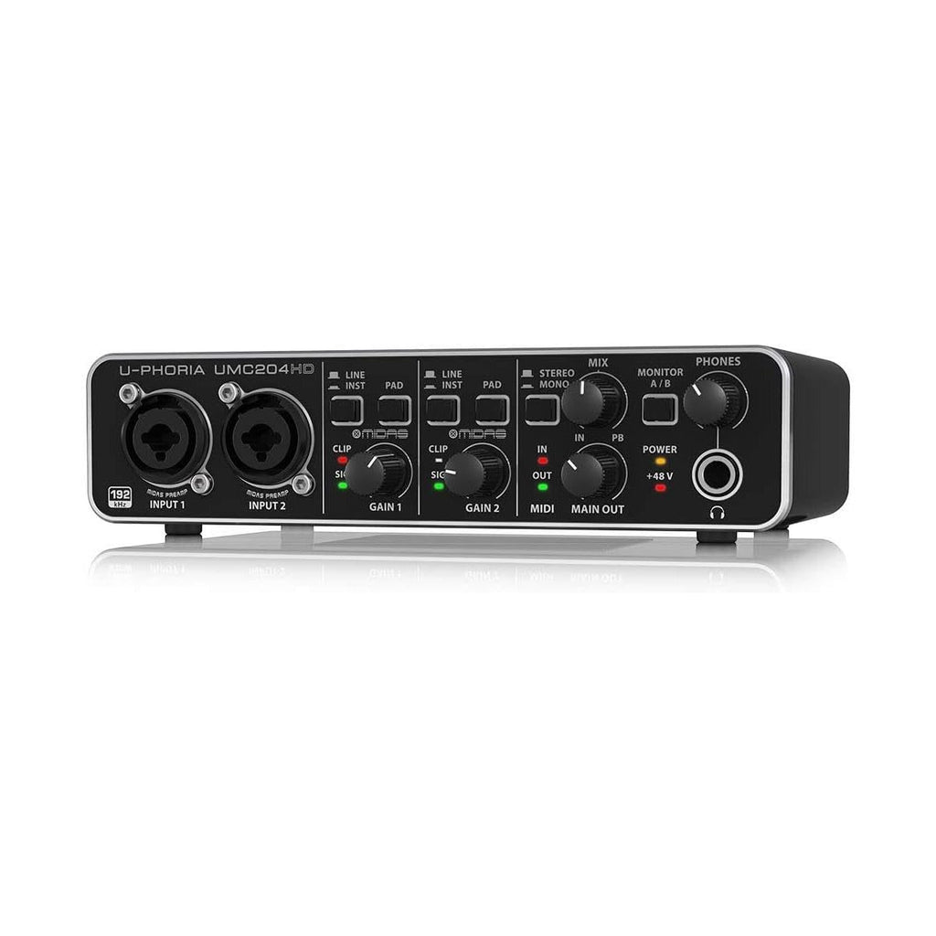 24-Bit/192 kHz USB Audio/MIDI Interface with Mic Preamplifiers F45628