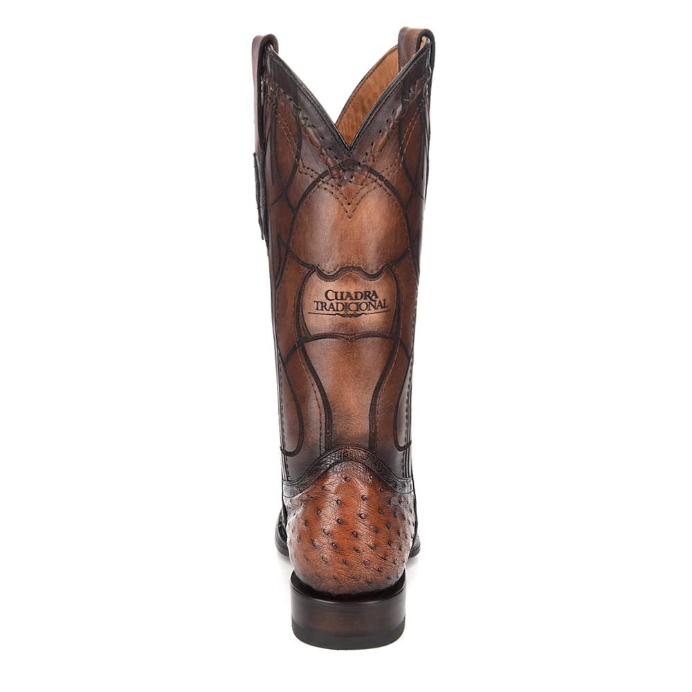 Genuine Ostrich Leather Western Boot L76974