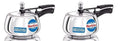 Stainless Steel Pressure Cooker Set of 2 Q932652