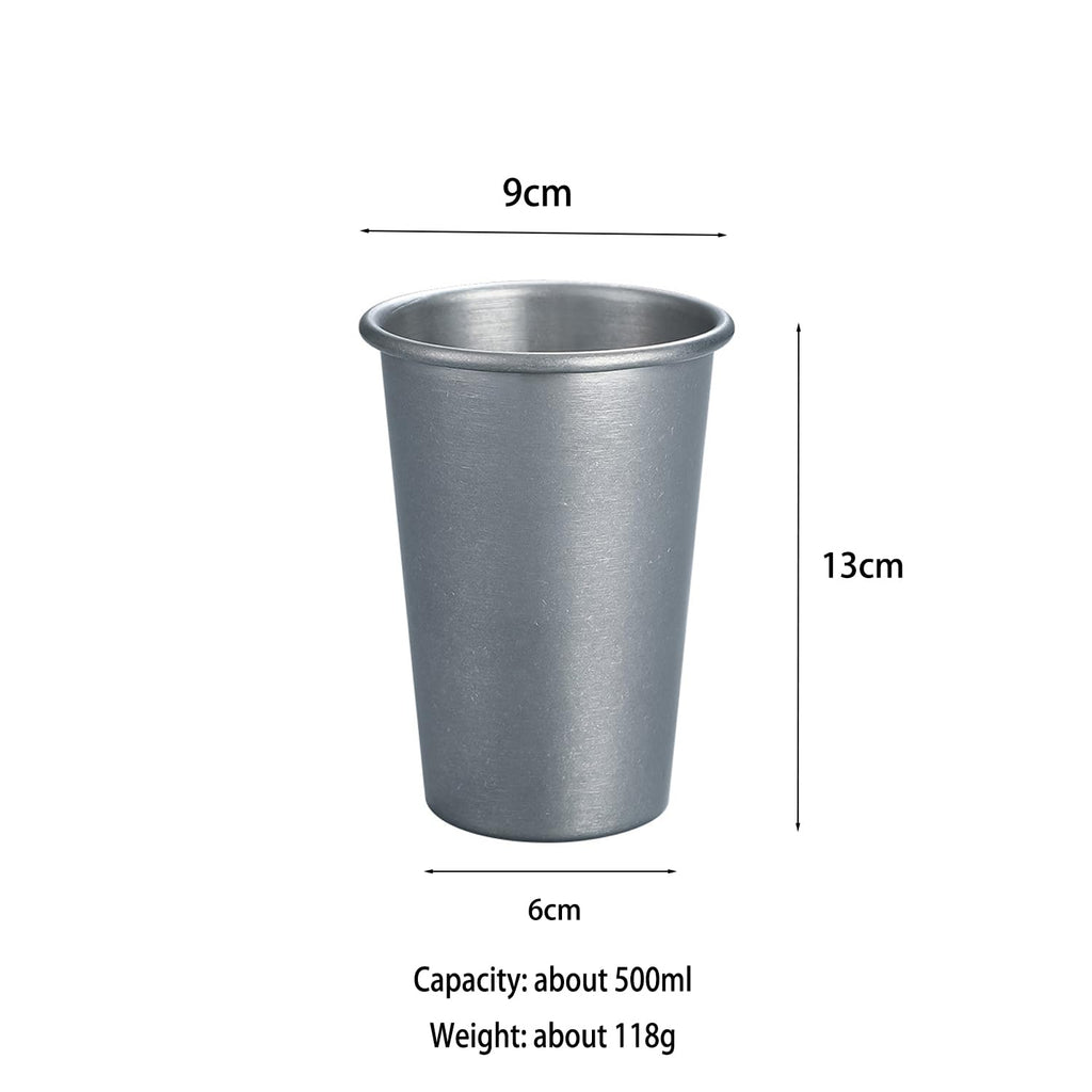 2 Pack Stainless Steel Camping Cup B219