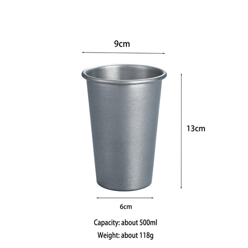 2 Pack Stainless Steel Camping Cup B219