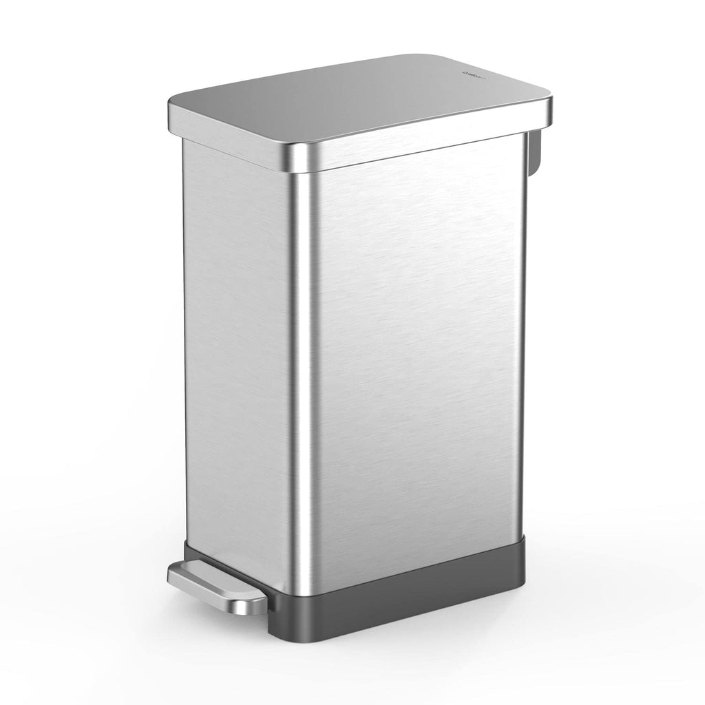 13.2 Gallon Stainless Steel Step On Trash Can Y9852