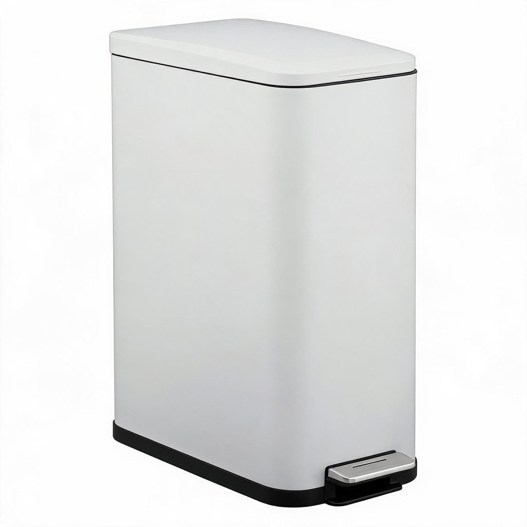 13.2 gal Stainless Steel Step Trash Can U17973