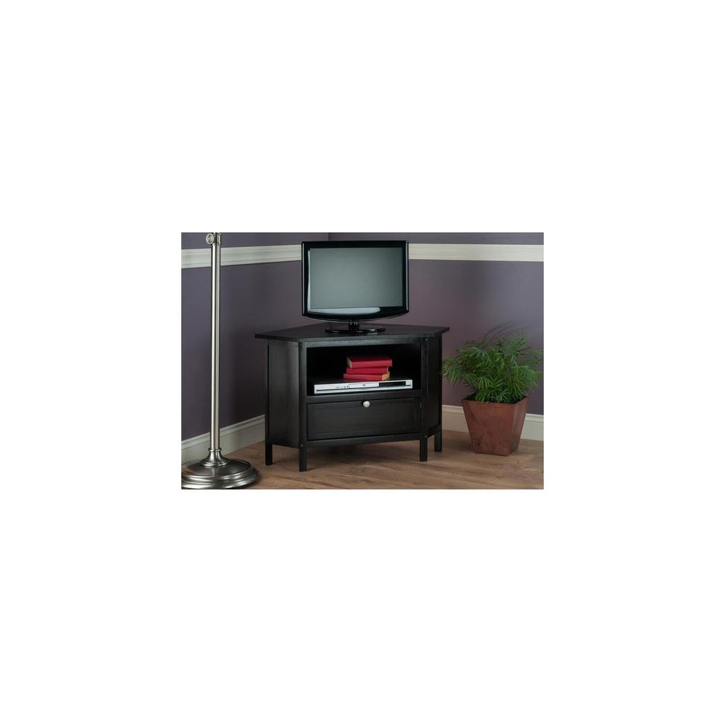 Corner TV Stand up to 27" Espresso A87616