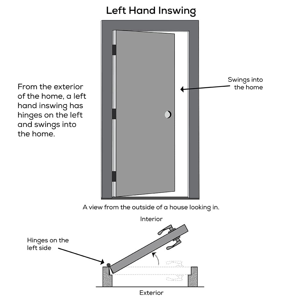 Fiberglass Smooth Primed Left Hand In-Swing Prehung Front Door Full Lite Clear Glass 32" x 80" T4863