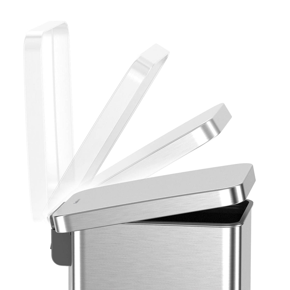 13.2 Gallon Stainless Steel Step On Trash Can Y9852
