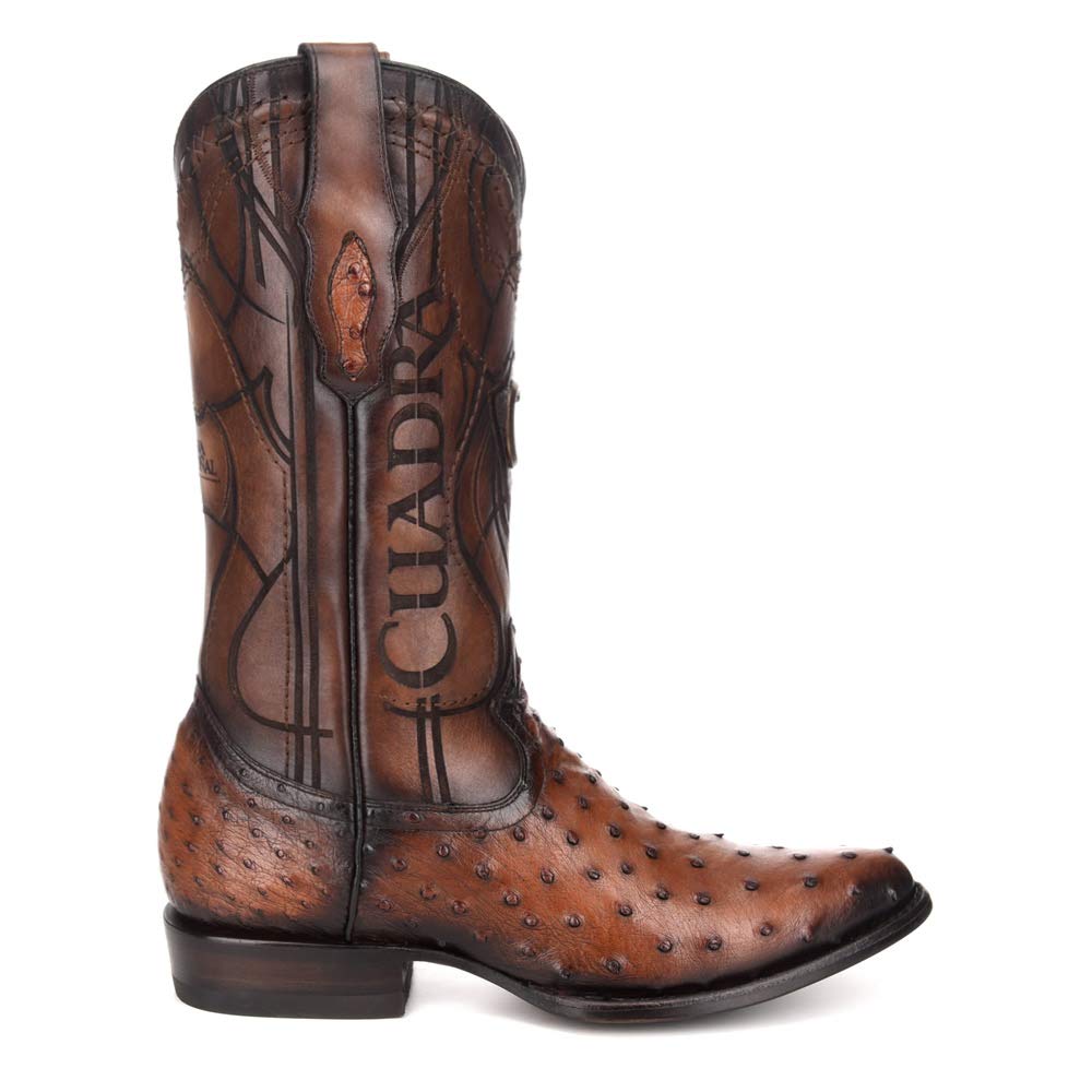 Genuine Ostrich Leather Western Boot L76974