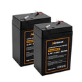 6V 4.5Ah LiFePO4 Battery 2 Pack J22580