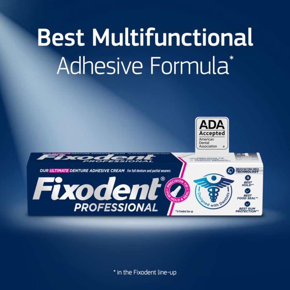 Denture Adhesive Cream 1.8 oz 4 Pack B3918