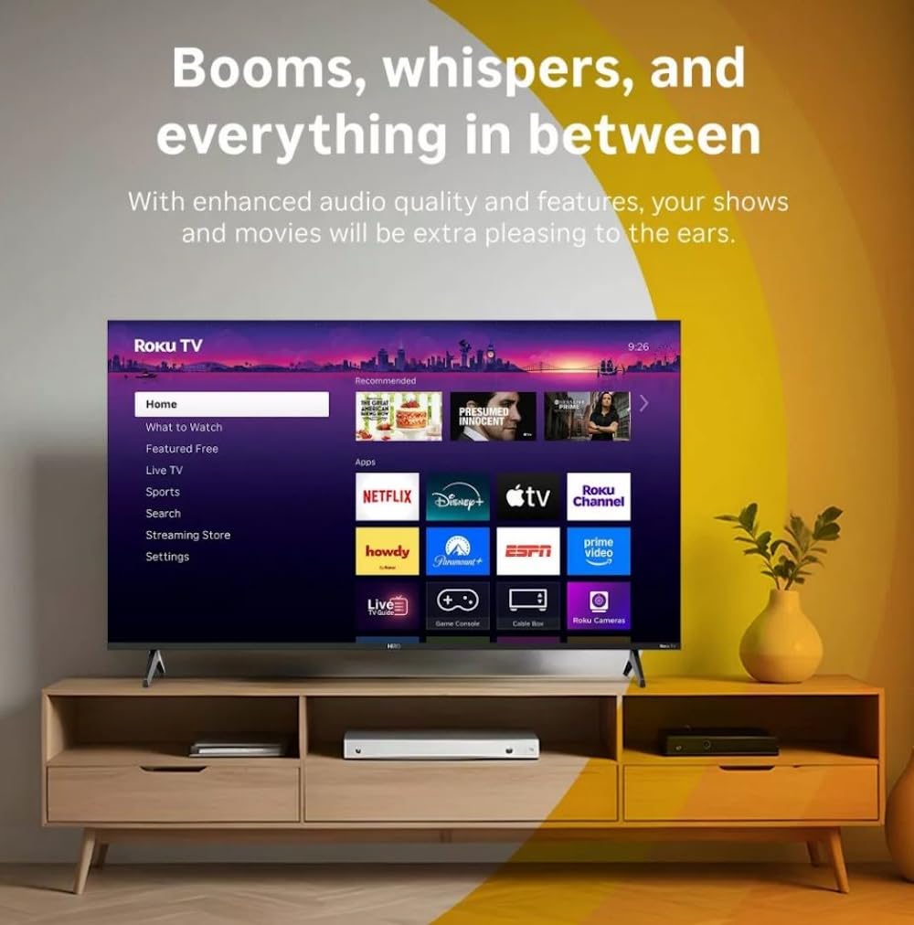 32" 720p HD Smart LED TV with Wi-Fi & Bluetooth K241885