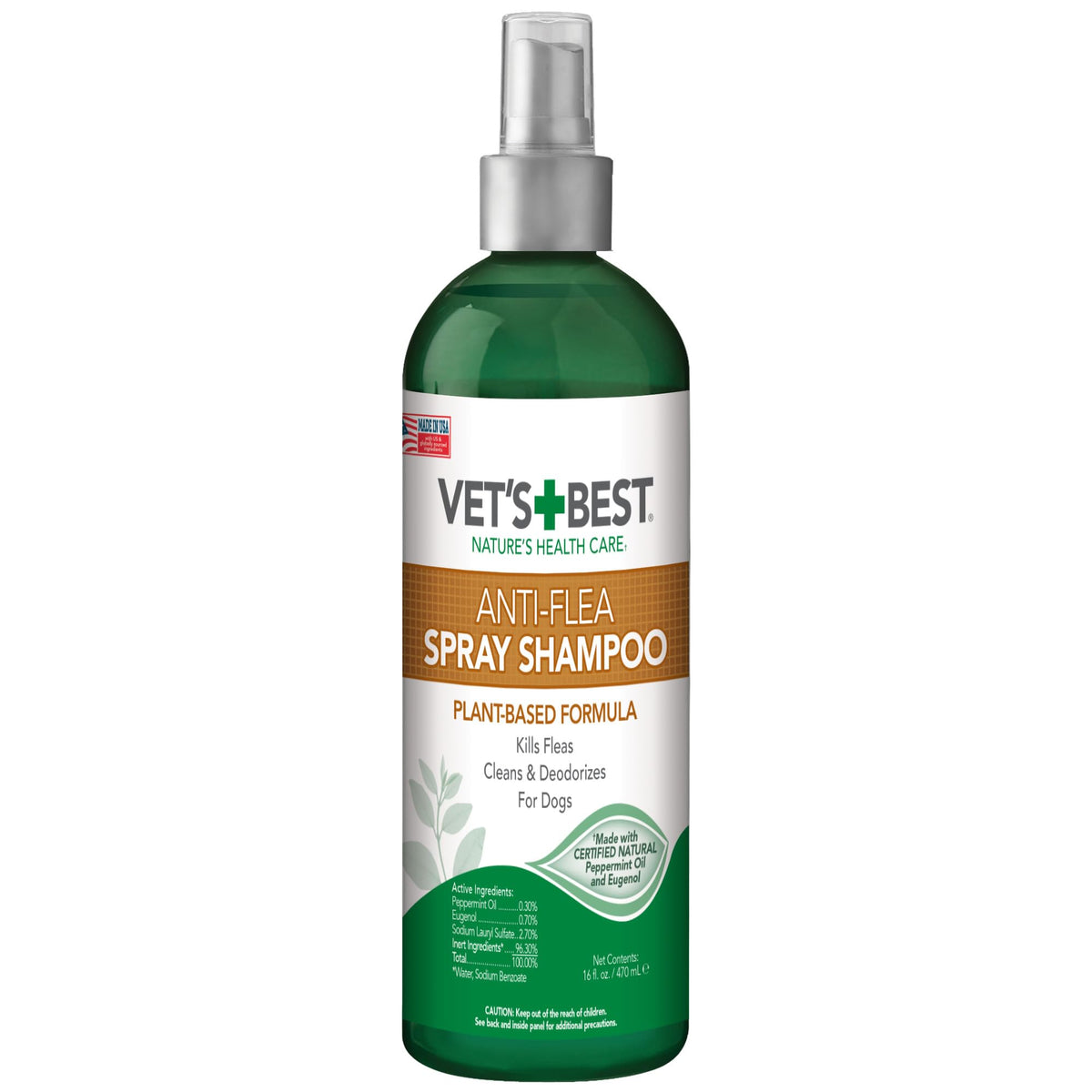 Flea & Tick Shampoo for Dogs 16 oz I9868