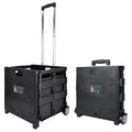 Portable Tools Carrier with Telescopic Handle, 80 Lb. Load Capacity, Black U8229