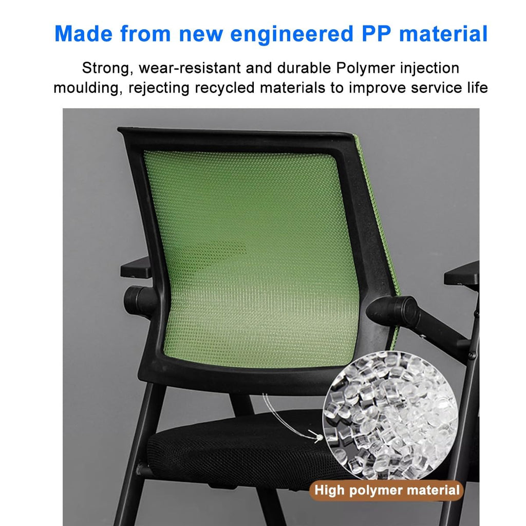 Folding Ergonomic Mesh Office Chair with Armrest K66023
