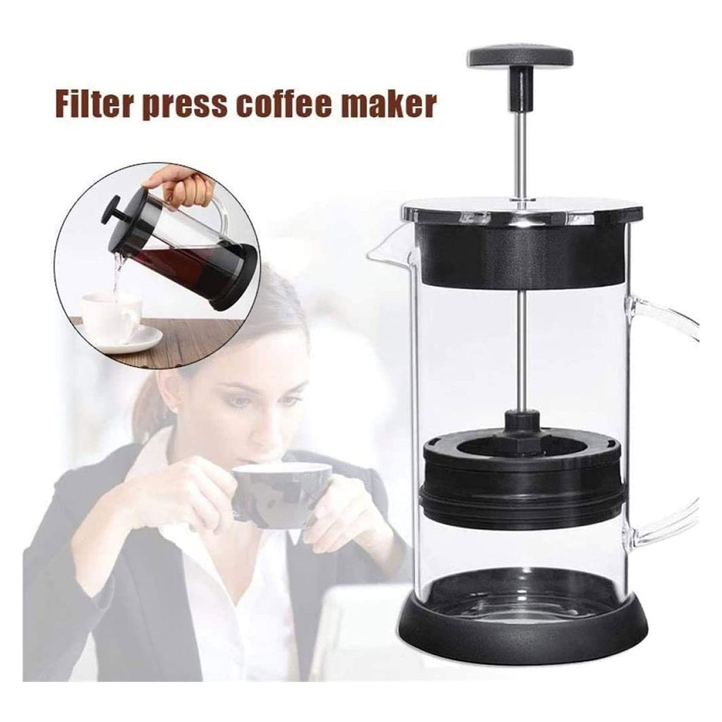34 Oz Stainless Steel French Coffee Press with Triple Filters H40351