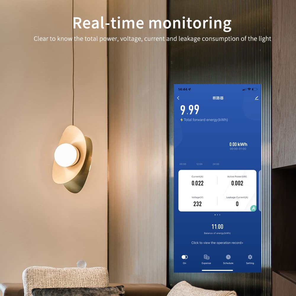 63A Single-Phase WiFi Energy Meter with LCD A9929