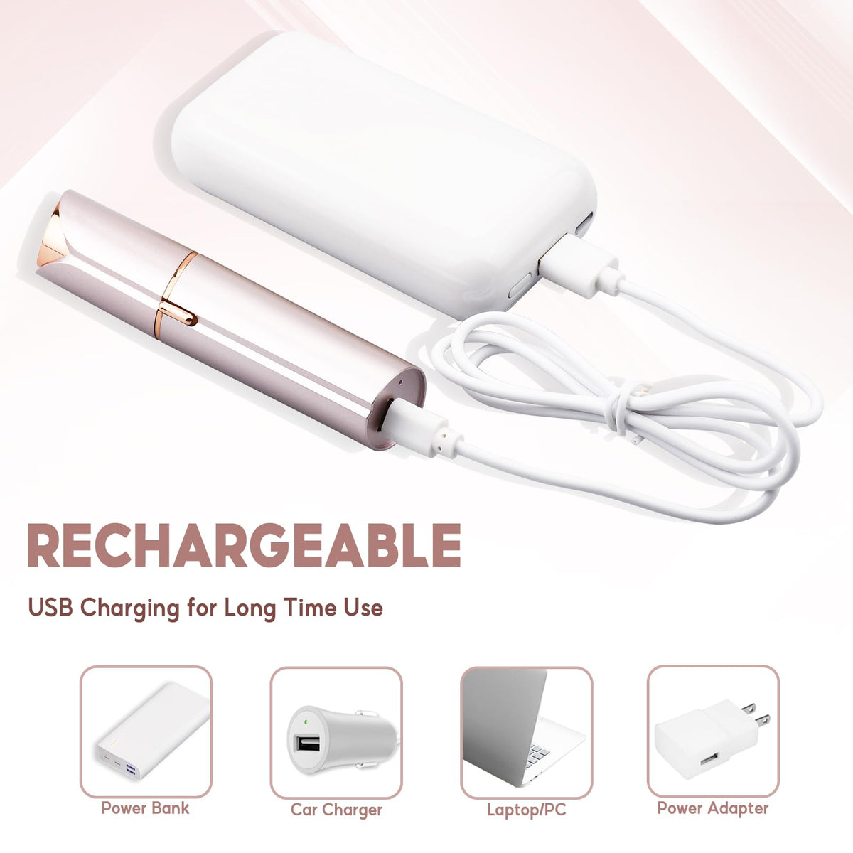 Rechargeable Facial Hair Remover F233866