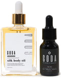 Pheromones Perfume + Silk Body Oil Bundle Floral Fragrance with Jasmine & Rose Hydrating Body Oil 100ml Vegan L2866