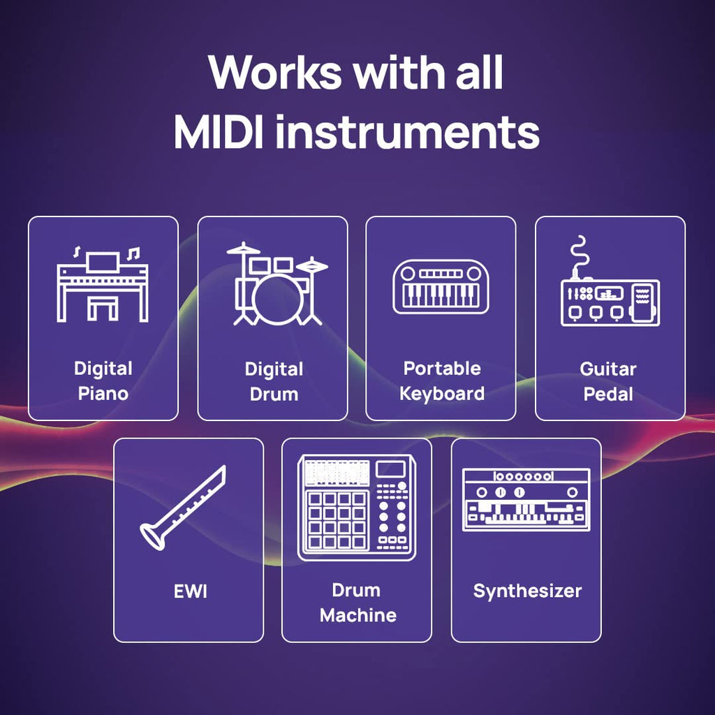 High-Speed USB MIDI Cable with Filter and Mapper F90829