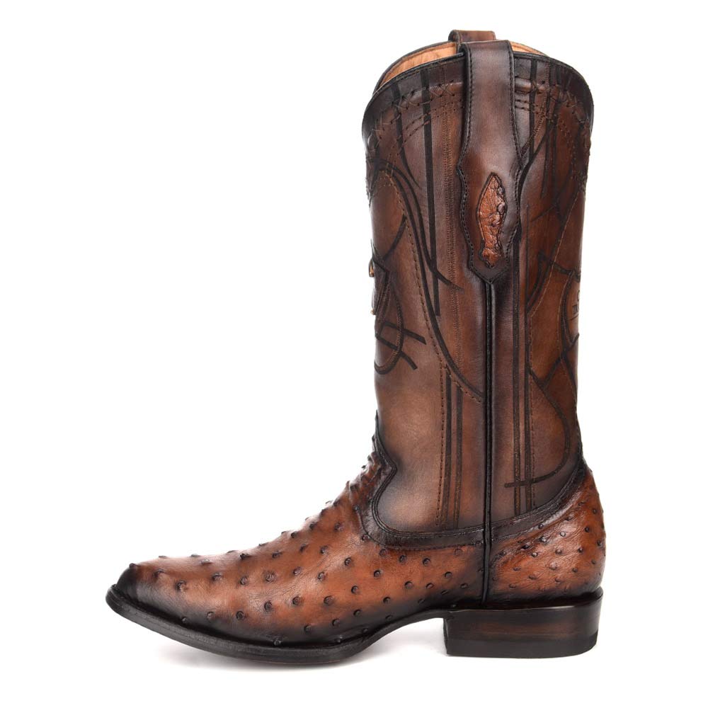 Genuine Ostrich Leather Western Boot L76974