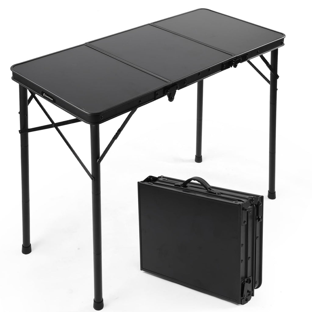 Small Folding Camping Table Black K6473