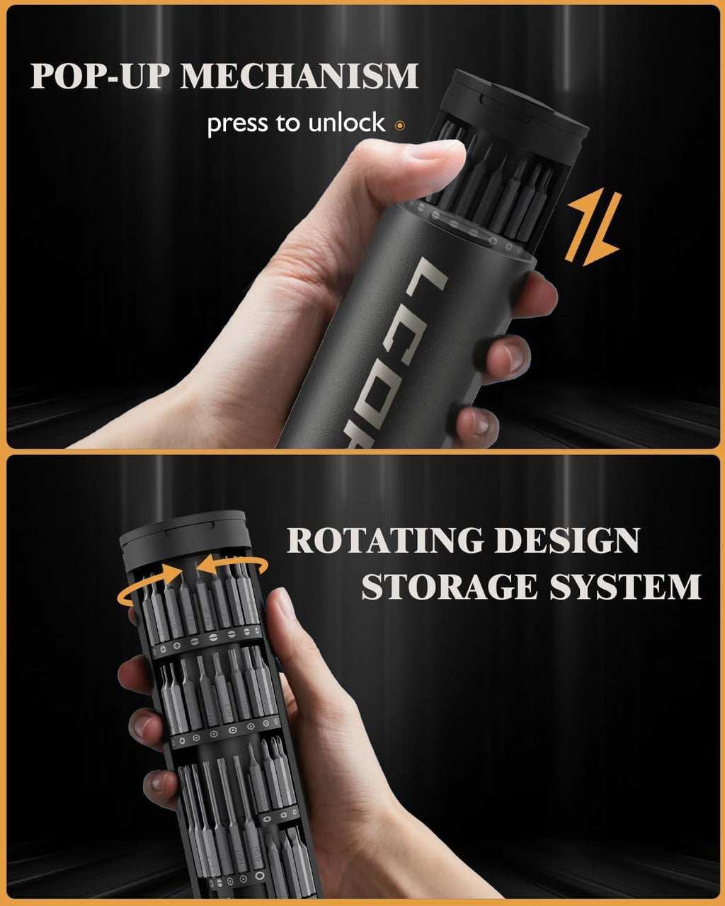 67 in 1 Cordless Electric Precision Screwdriver Set with 62 S2 Steel Bits Z714