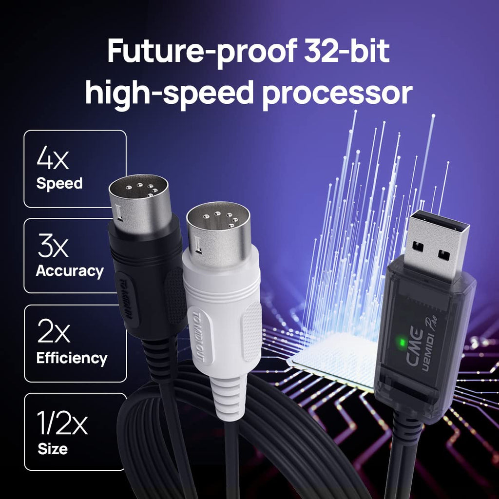 High-Speed USB MIDI Cable with Filter and Mapper F90829