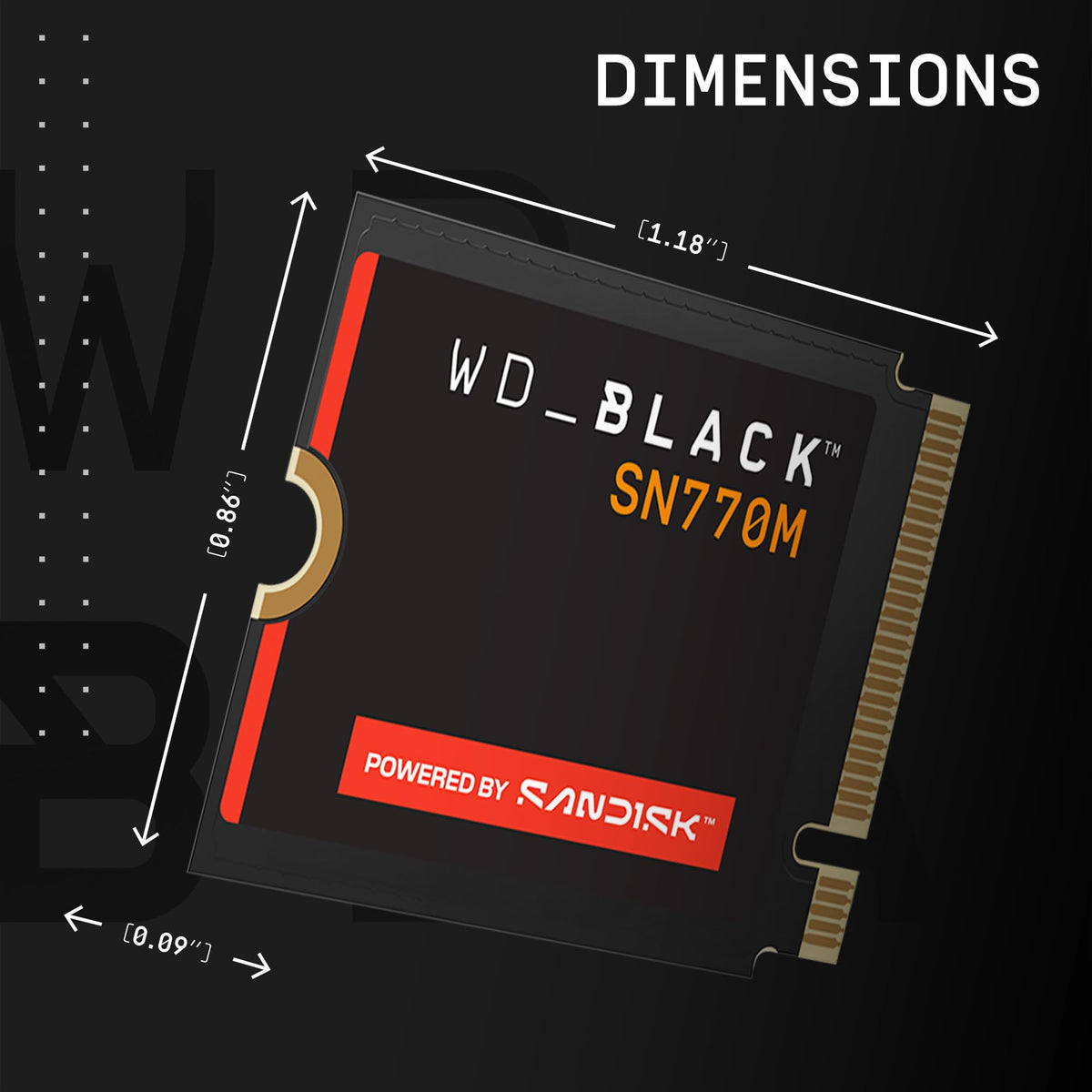 2TB M.2 2230 NVMe SSD PCIe Gen 4.0 M9052