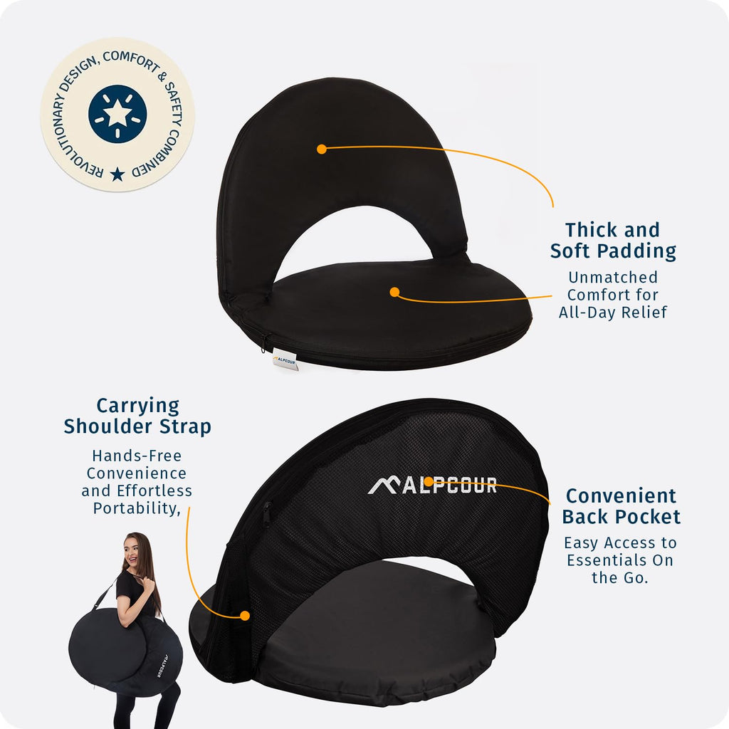 Folding Waterproof Reclining Stadium Seat R397941