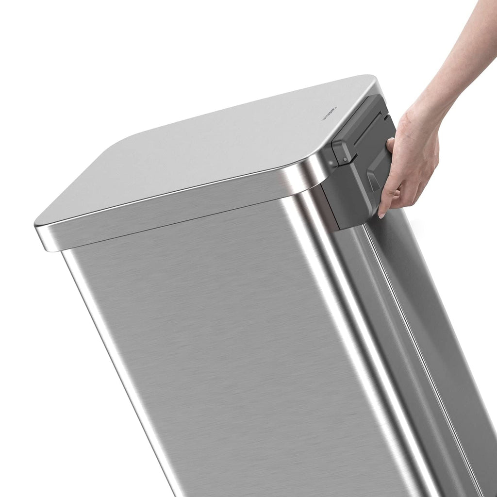 13.2 Gallon Stainless Steel Step On Trash Can Y9852