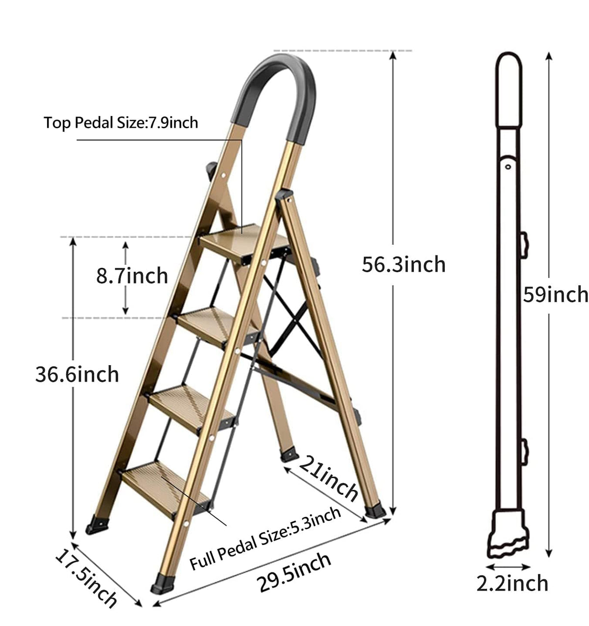 4 Step Folding Step Stool N62840