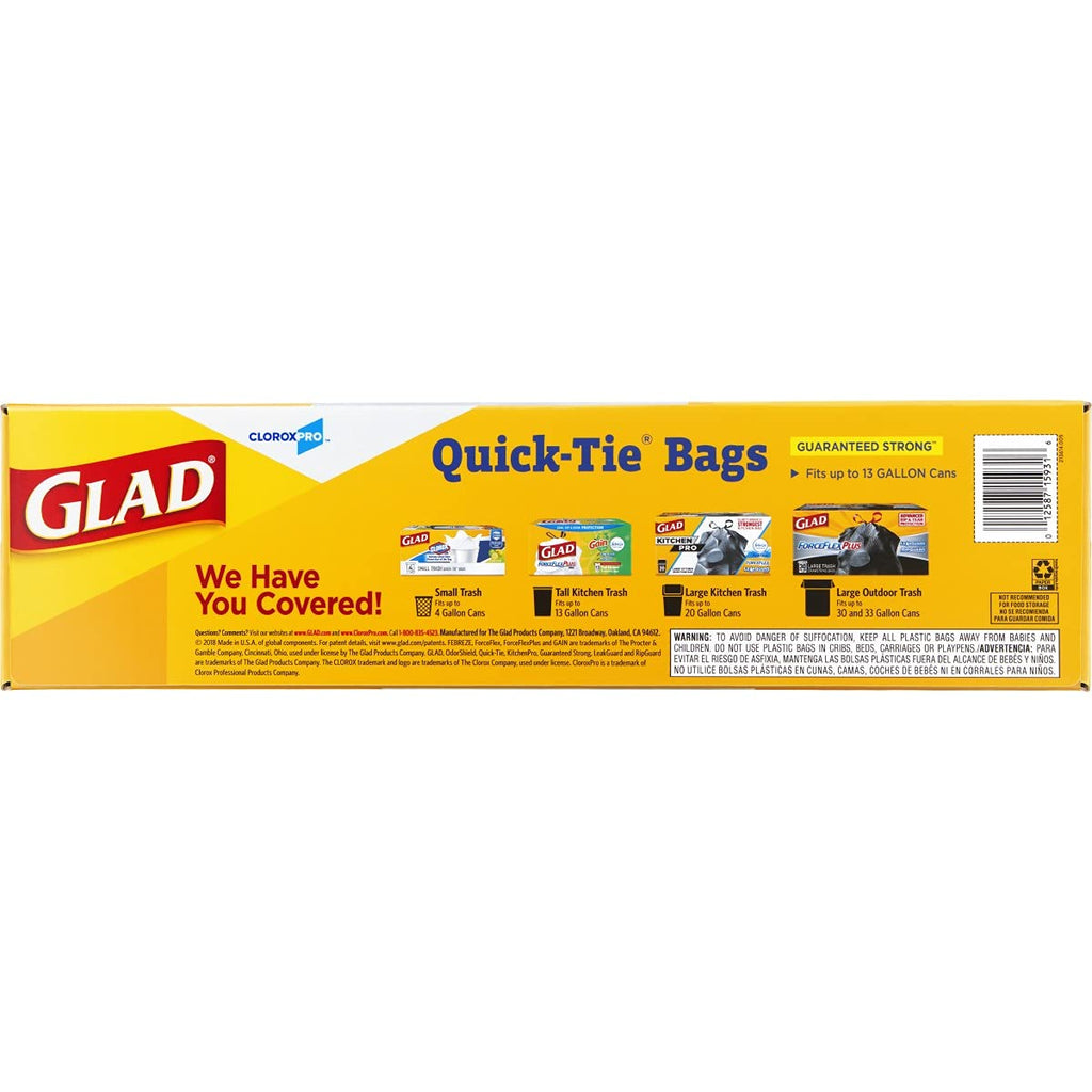 13 Gallon Tall Kitchen Trash Bags, 200 Count R81994