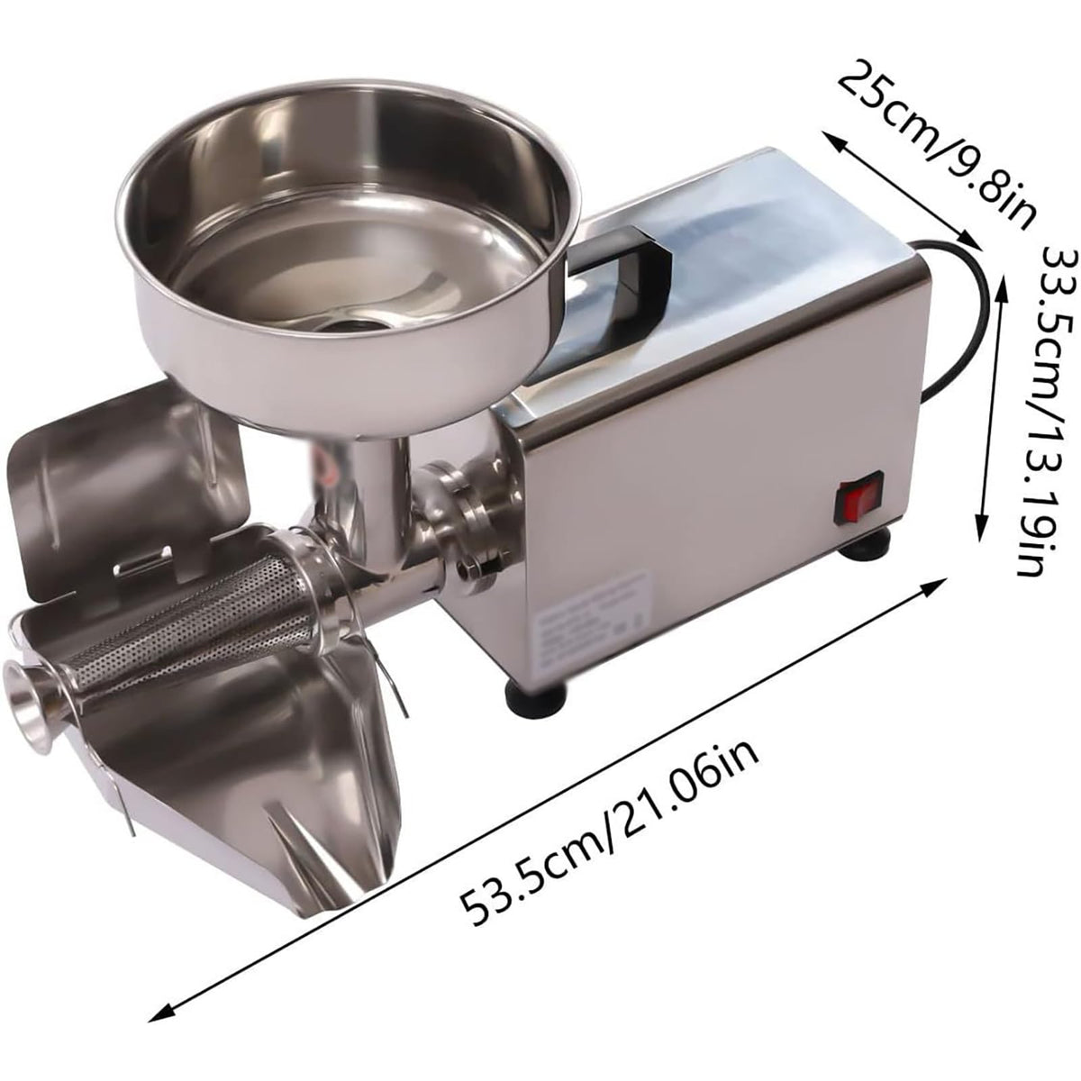 450W Stainless Steel Electric Tomato Strainer Machine Y589346