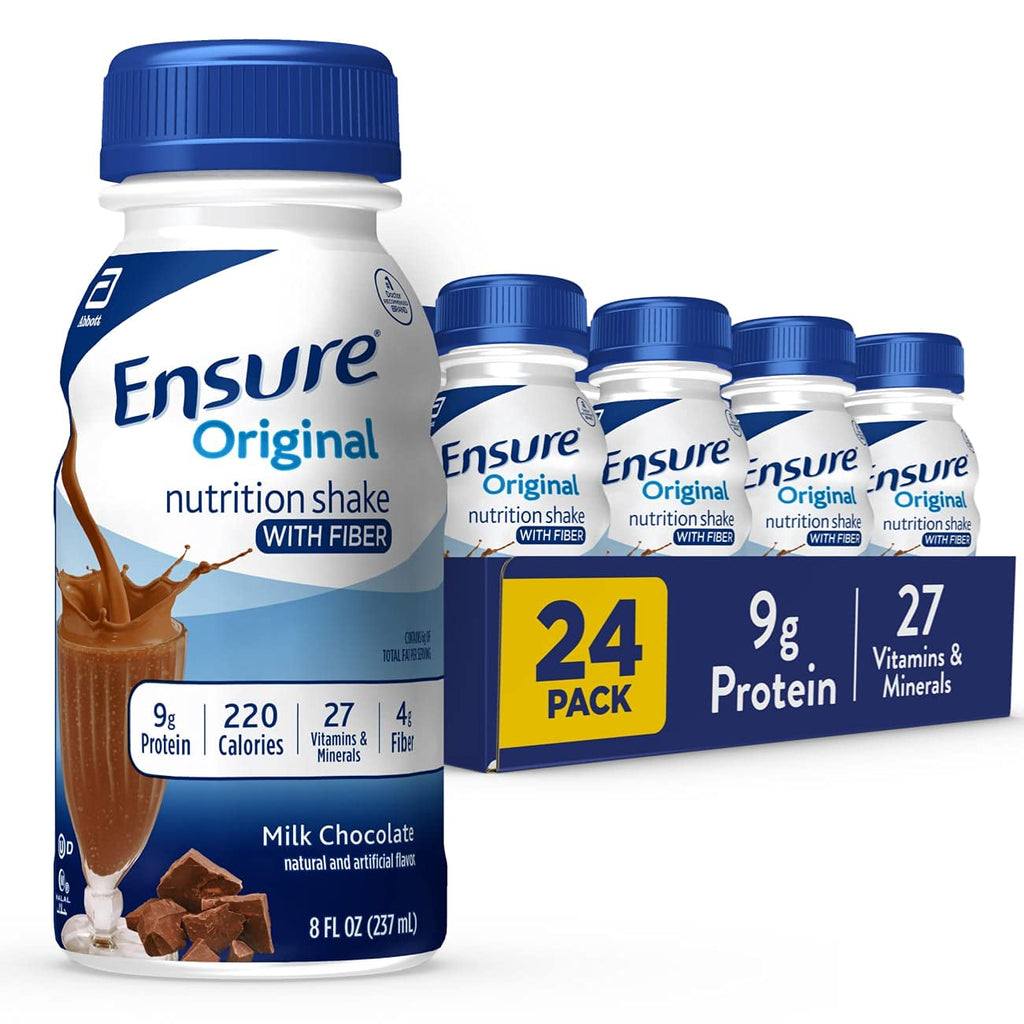 High Protein Nutritional Shake With Fiber, 16g Protein, Meal Replacement Shake, 24 Pack D493