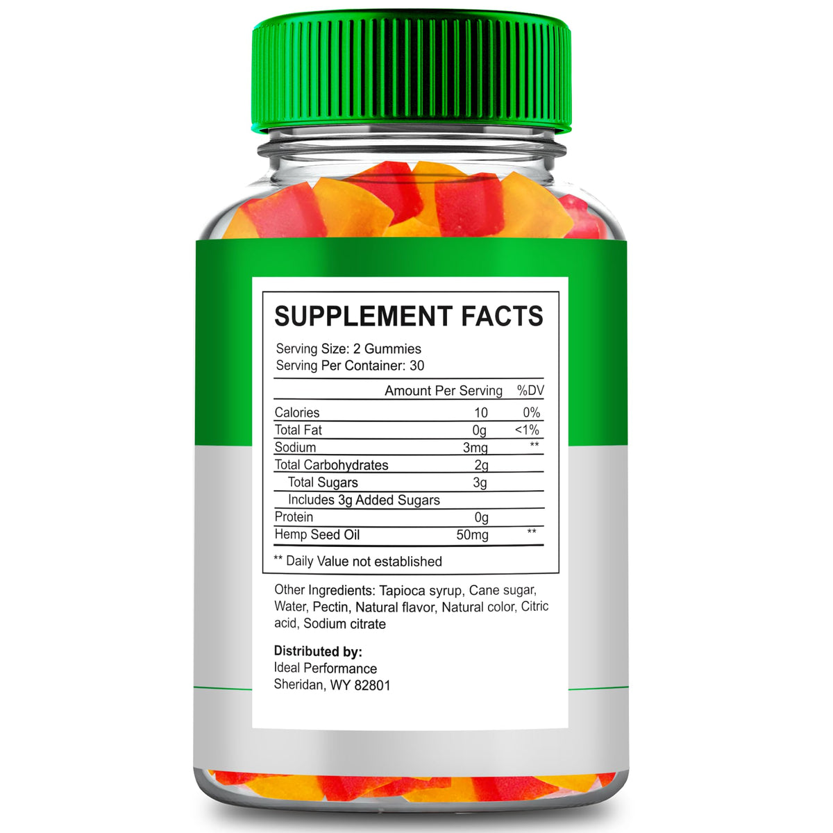 Hemp Gummies 60 Gummies Y114
