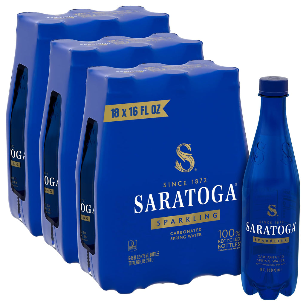 Sparkling Water Bottles 18-Pack 16 Fl Oz I372