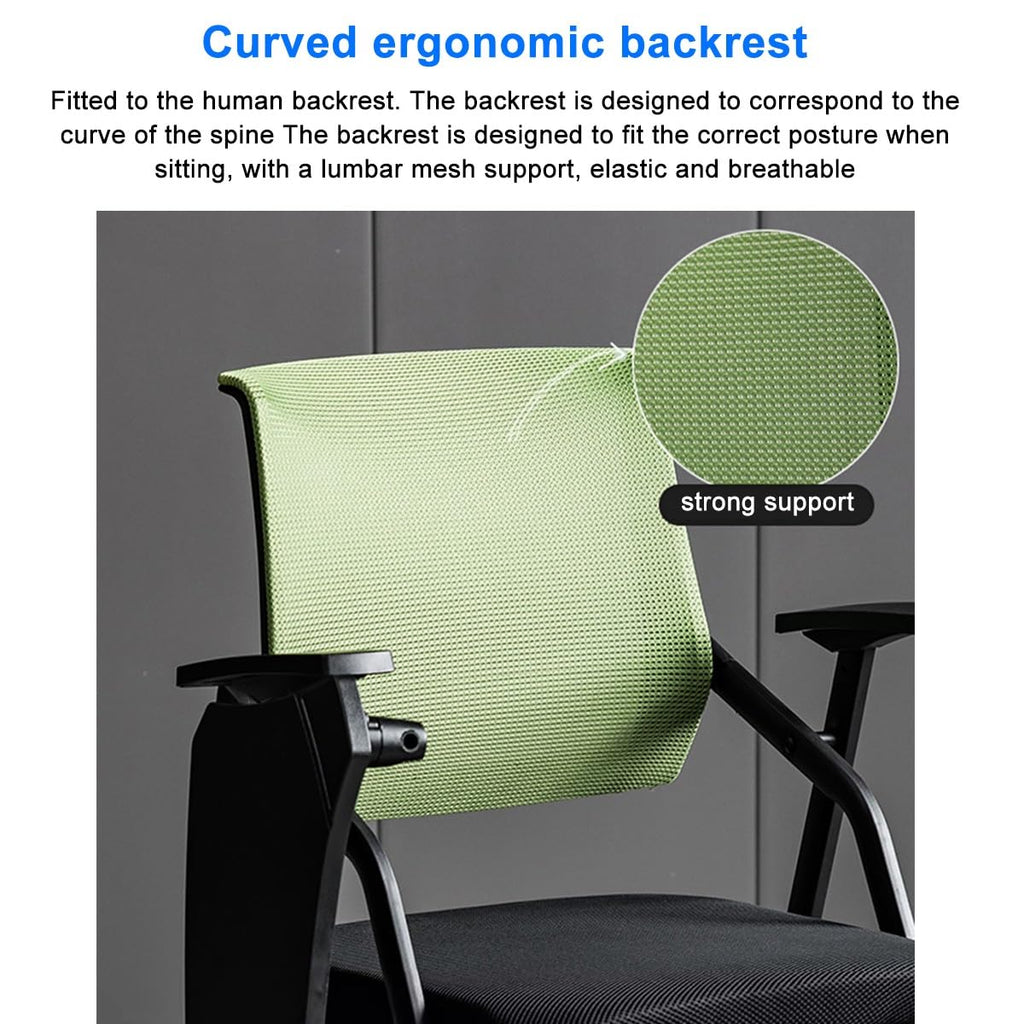 Folding Ergonomic Mesh Office Chair with Armrest K66023
