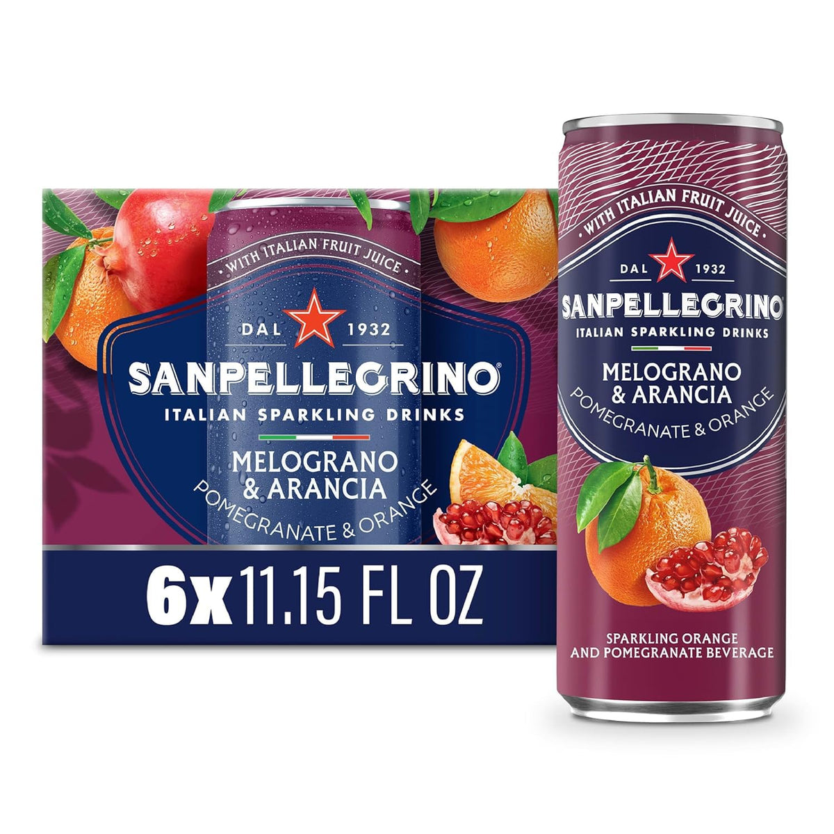 Sparkling Fruit Beverages Variety Pack, 11.15 fl oz Cans, 24 Pack V57640