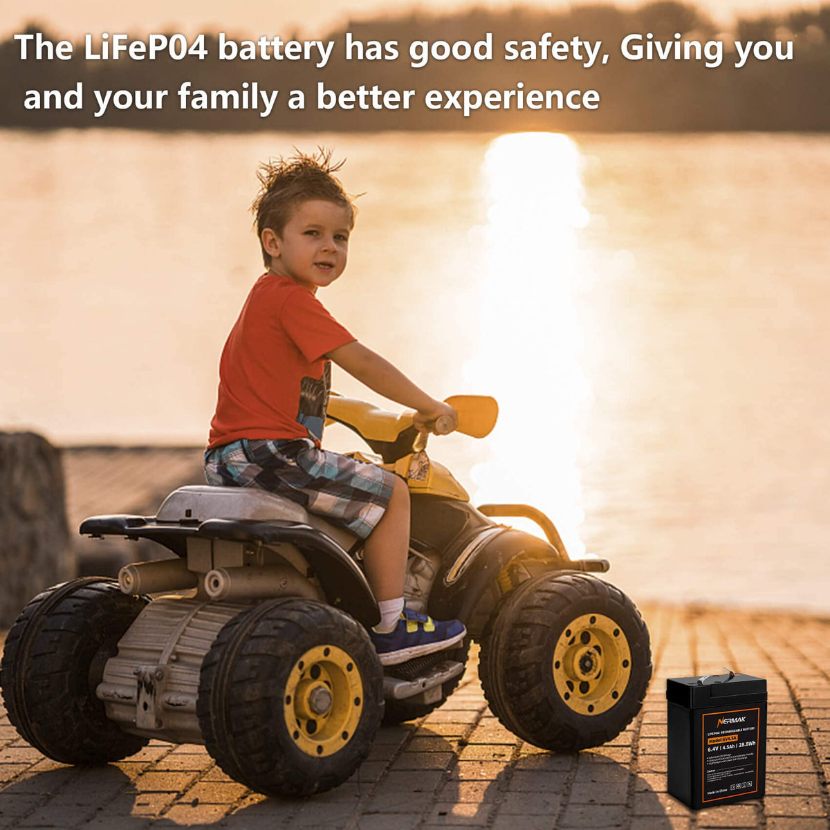 6V 4.5Ah LiFePO4 Battery 2 Pack J22580