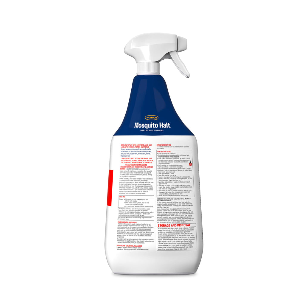 Mosquito Repellent Spray for Horses, 32 oz D849
